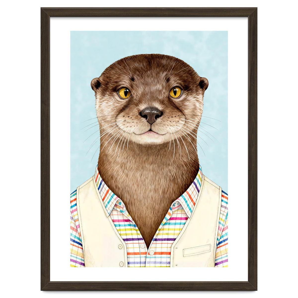 Otter Portrait in Jacket