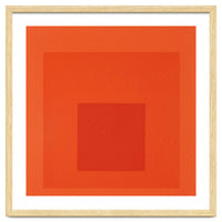 JOSEF ALBERS - HOMAGE TO THE SQUARE RED