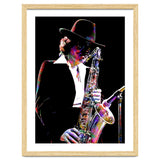 Gato Barbieri  Argentine Jazz Saxophonist Colorful Art thumbnail
