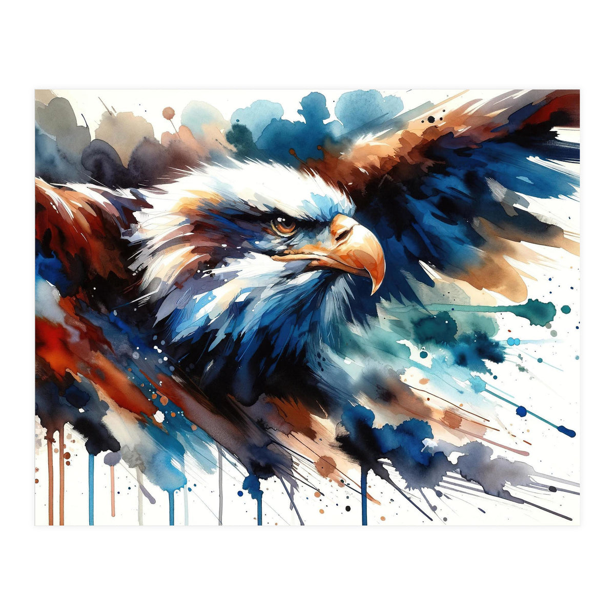Soaring Majesty Of The Eagle (Print Only)