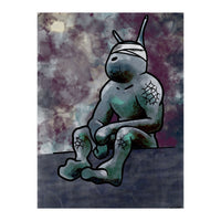 Sitting Sluggy (Lwuba 049 Meku Sitting Watercolor) (Print Only)