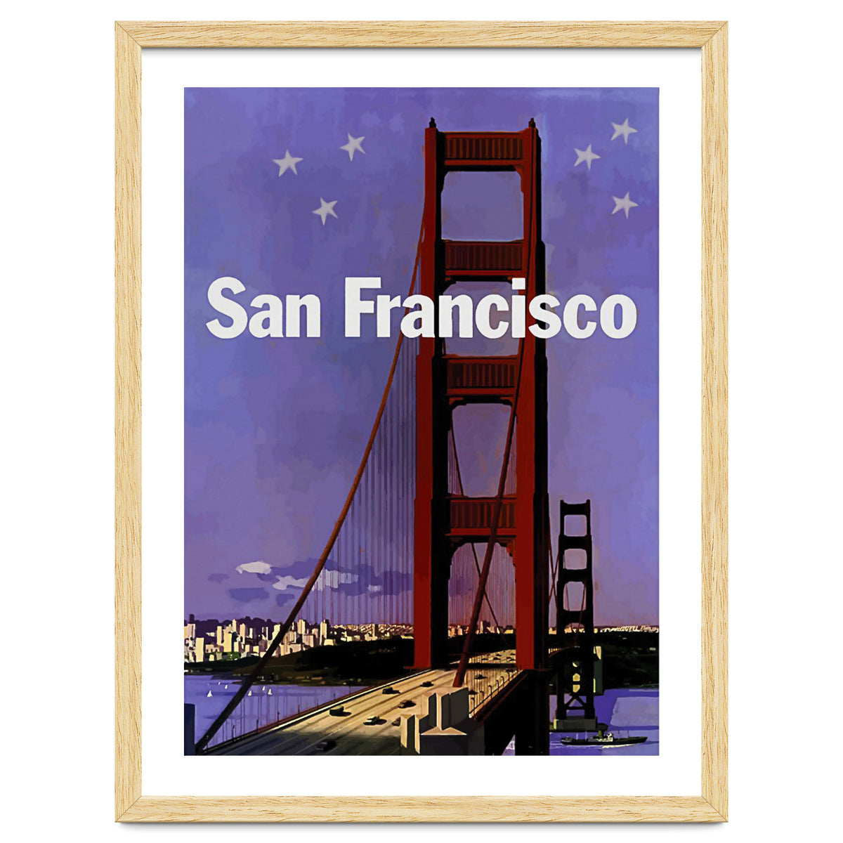 Gold Gate at Night, San Francisco