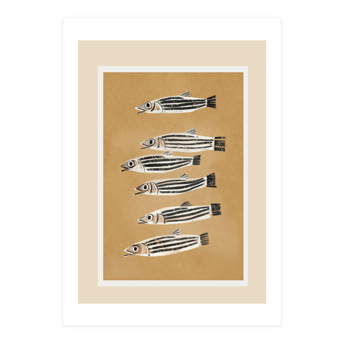 Minimal Fish Study (Print Only)