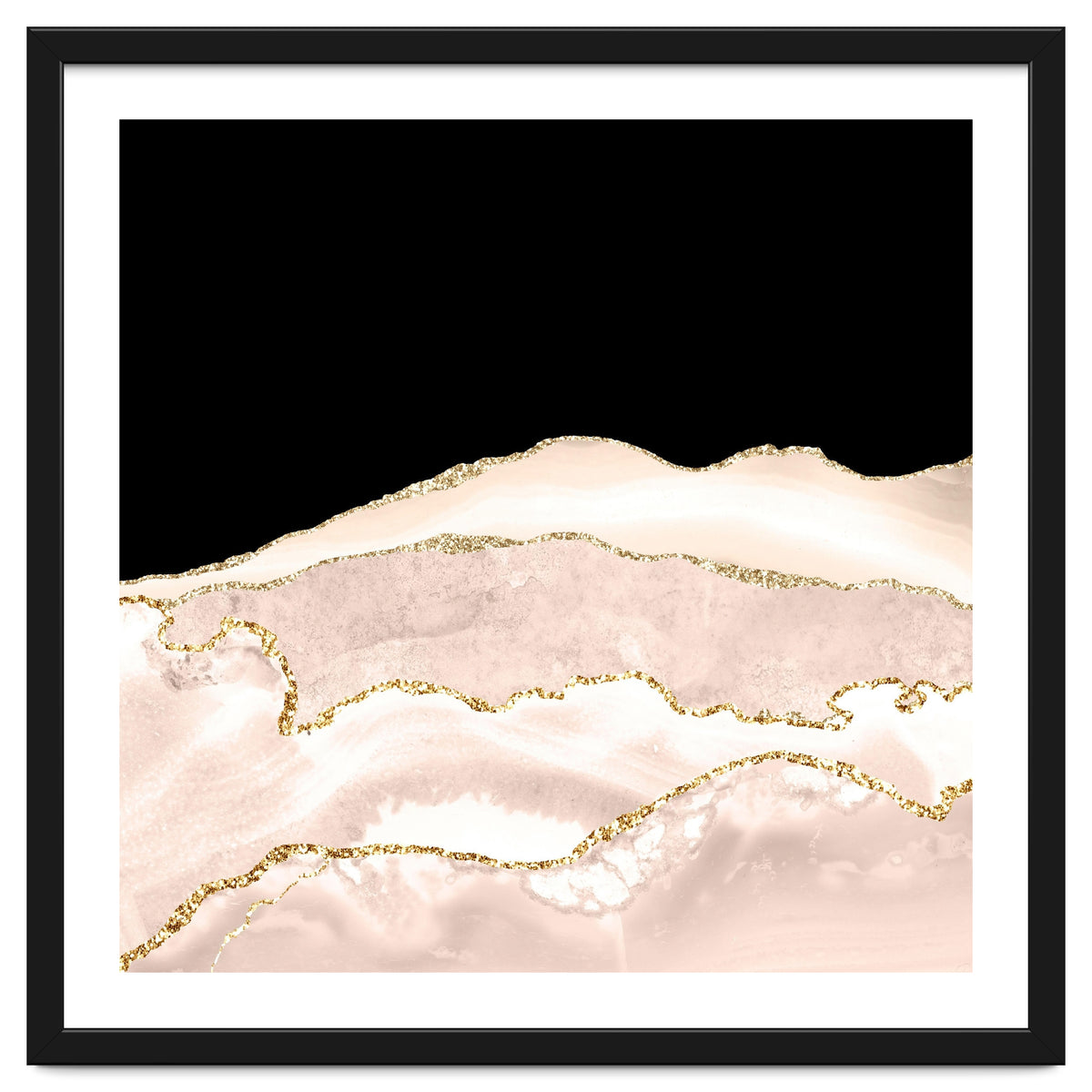 Ivory & Gold Agate Texture 03