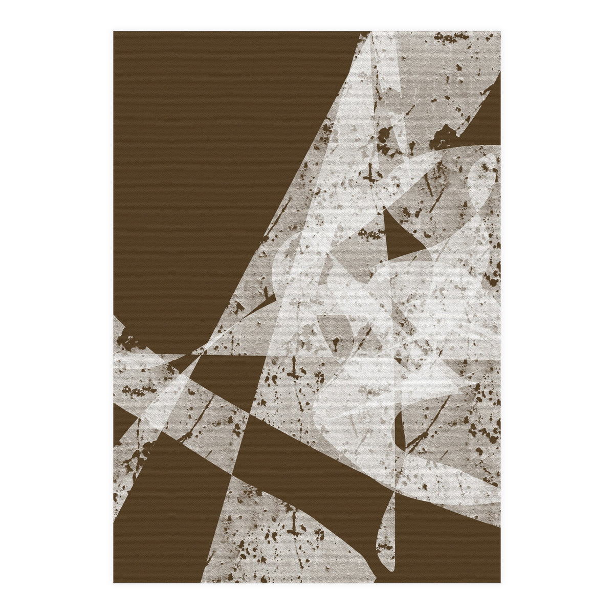 Abstract White Scratch (Print Only)