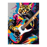 Cat Plays The Guitar, Graffiti (Print Only) thumbnail
