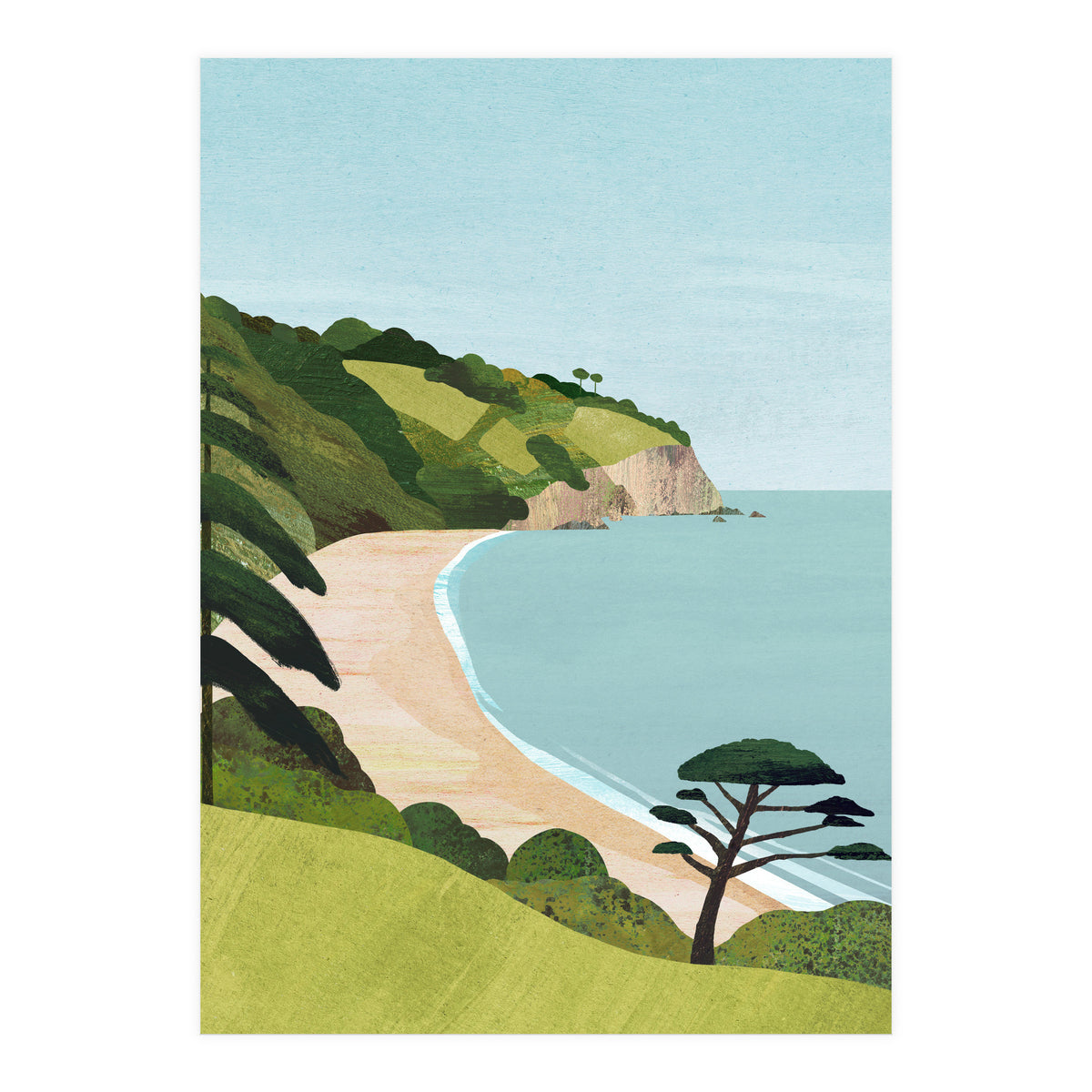 Blackpool Sands, Devon (Print Only)