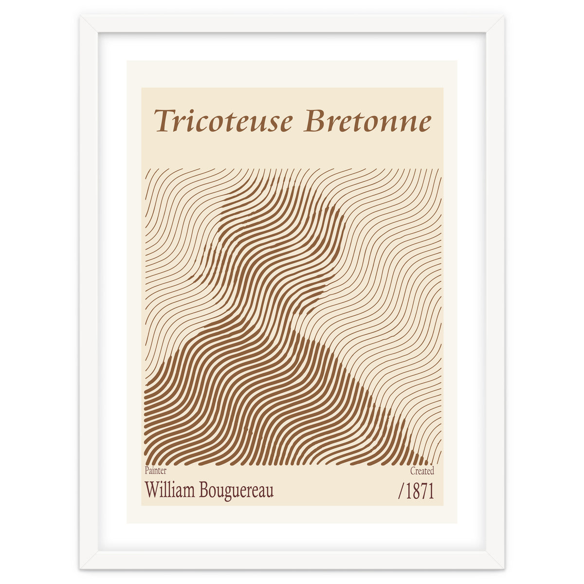 Tricoteuse Bretonne William Bouguereau (1871)