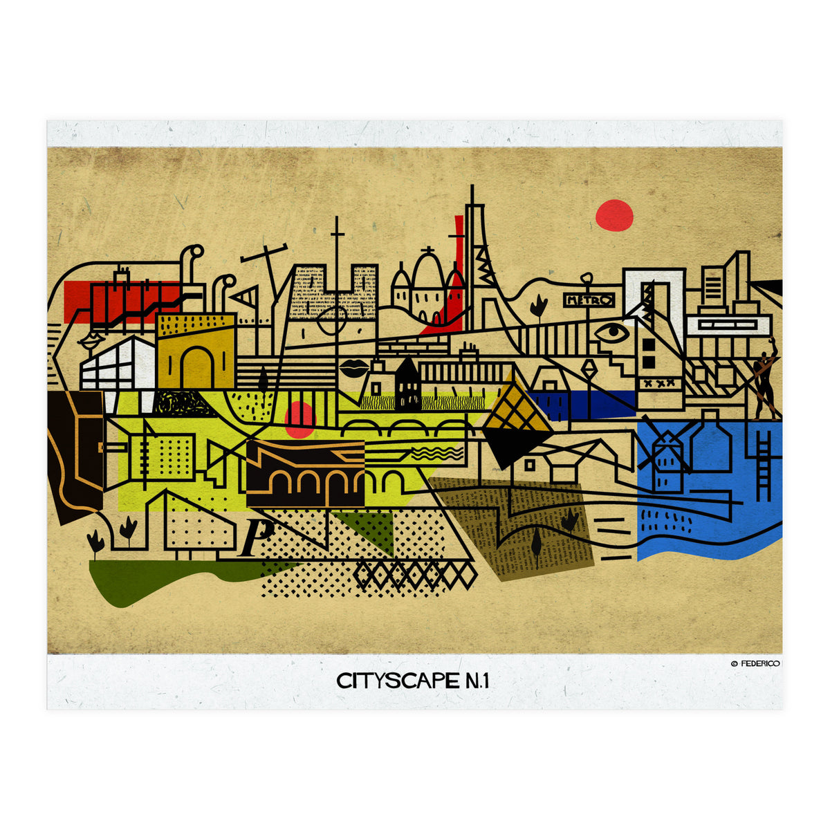 01  Cityscape Paris 01 (Print Only)