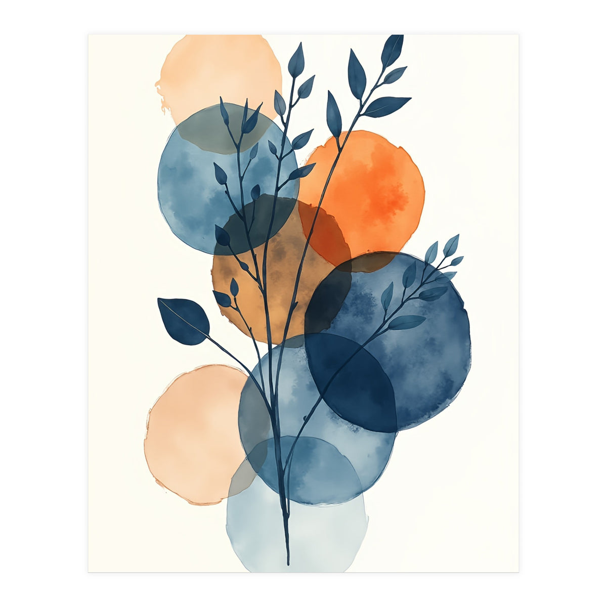 Flower Abstract Botanical (Print Only)