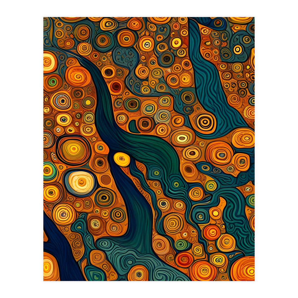 Artificial Masterworks - Klimt van Gogh (Print Only)