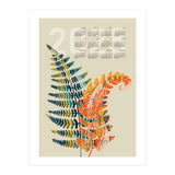 Calendar 2025 colorful fern leaves (Print Only) thumbnail