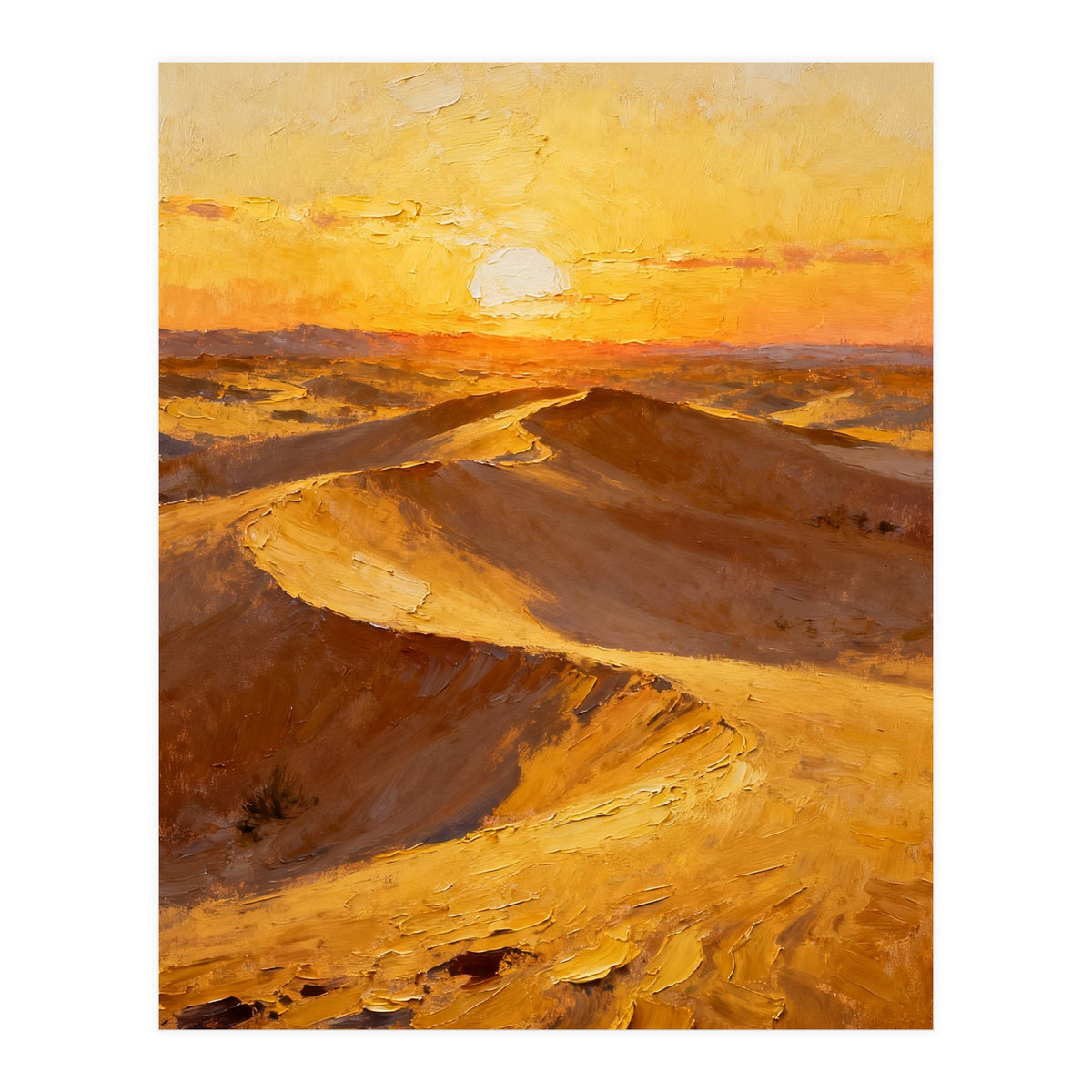 Golden Solitude (Print Only)