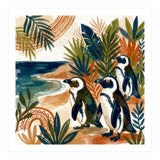 Beachside Penguin Gathering (Print Only) thumbnail