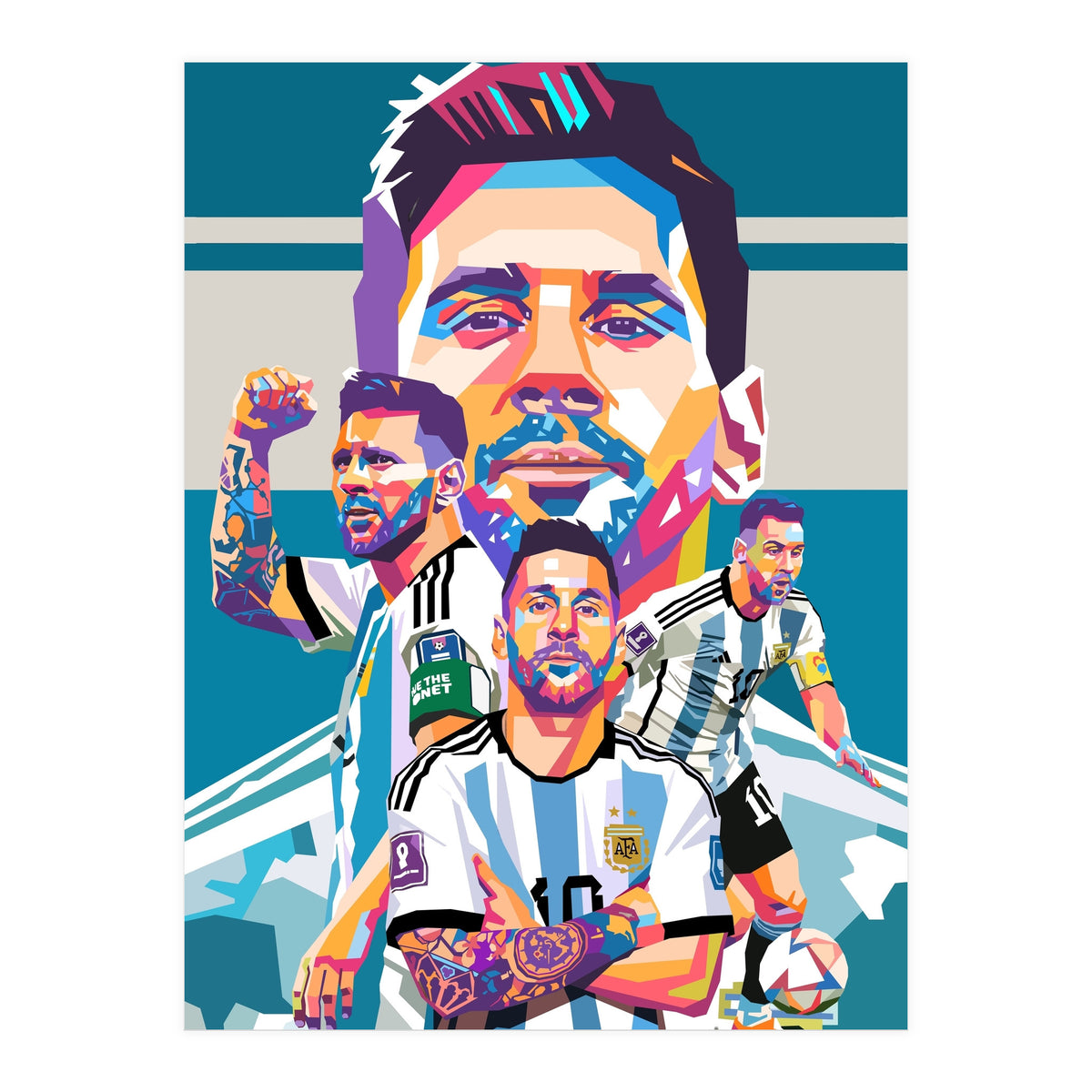 Lionel Messi art (Print Only)