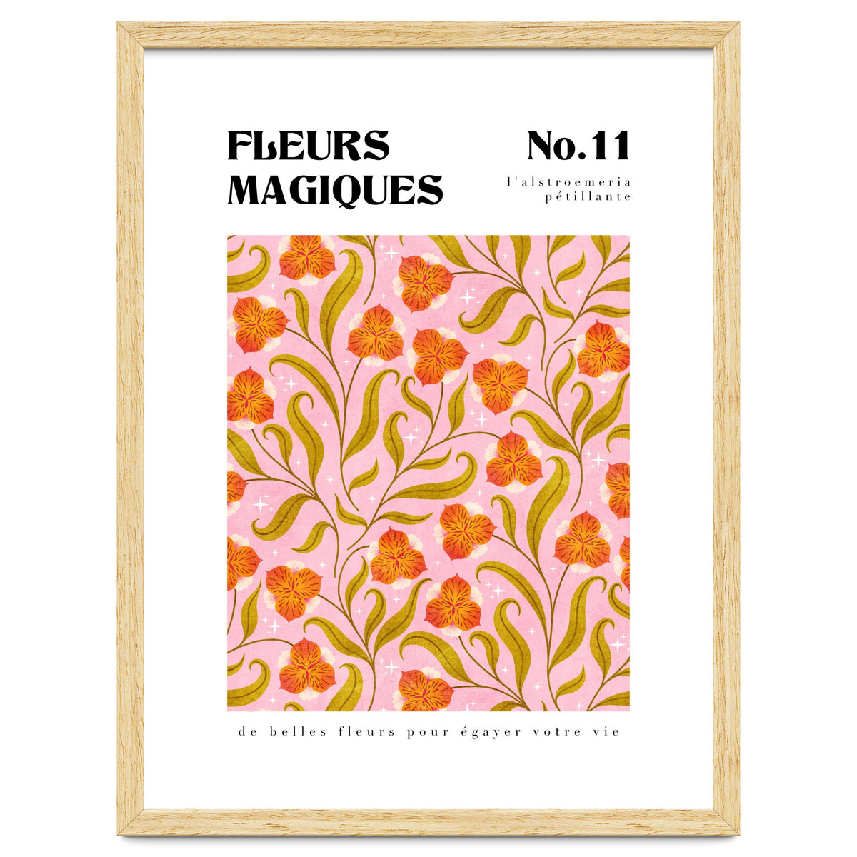 Magical Flowers No.11 Alstroemerias Print