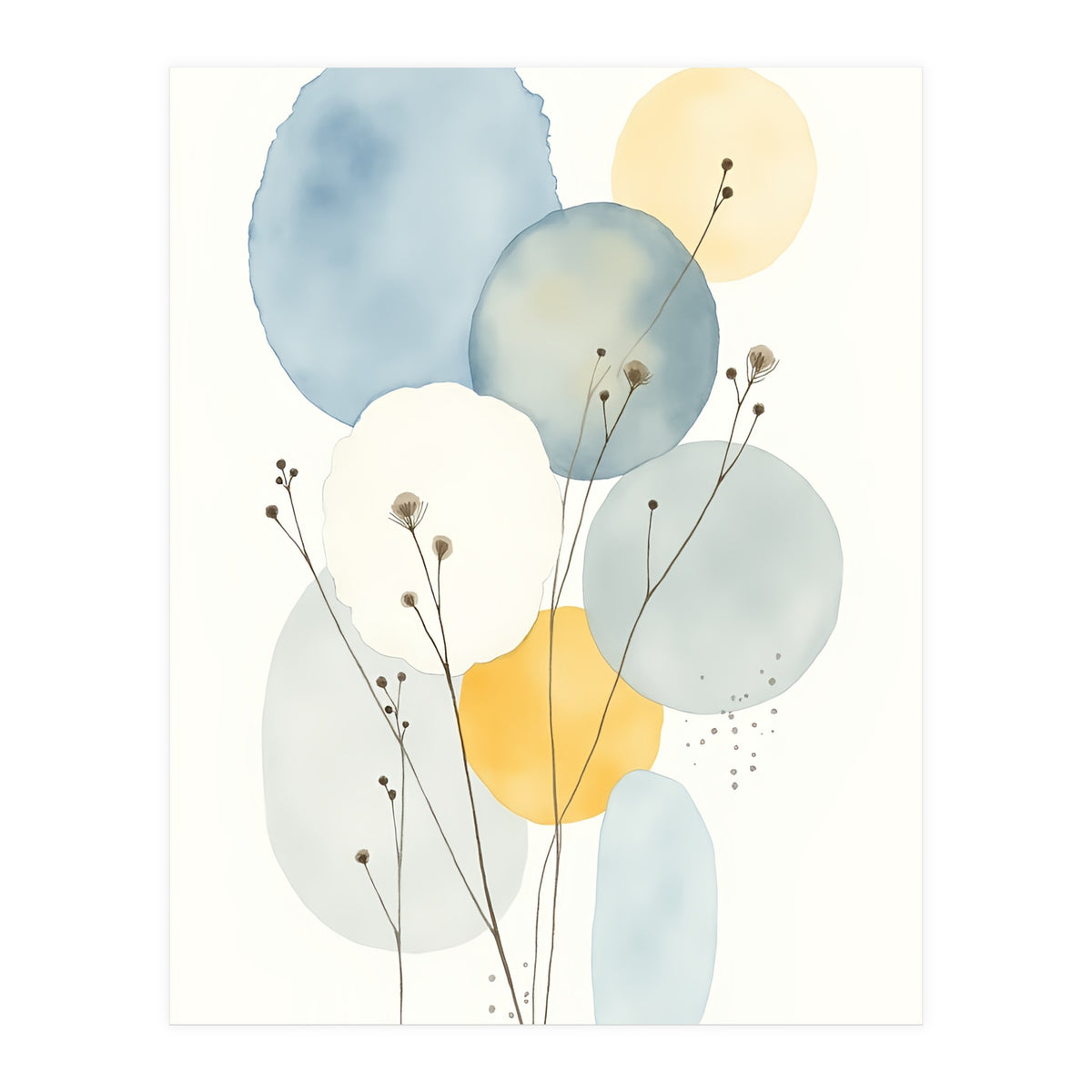 Modern Abstract Flower (Print Only)