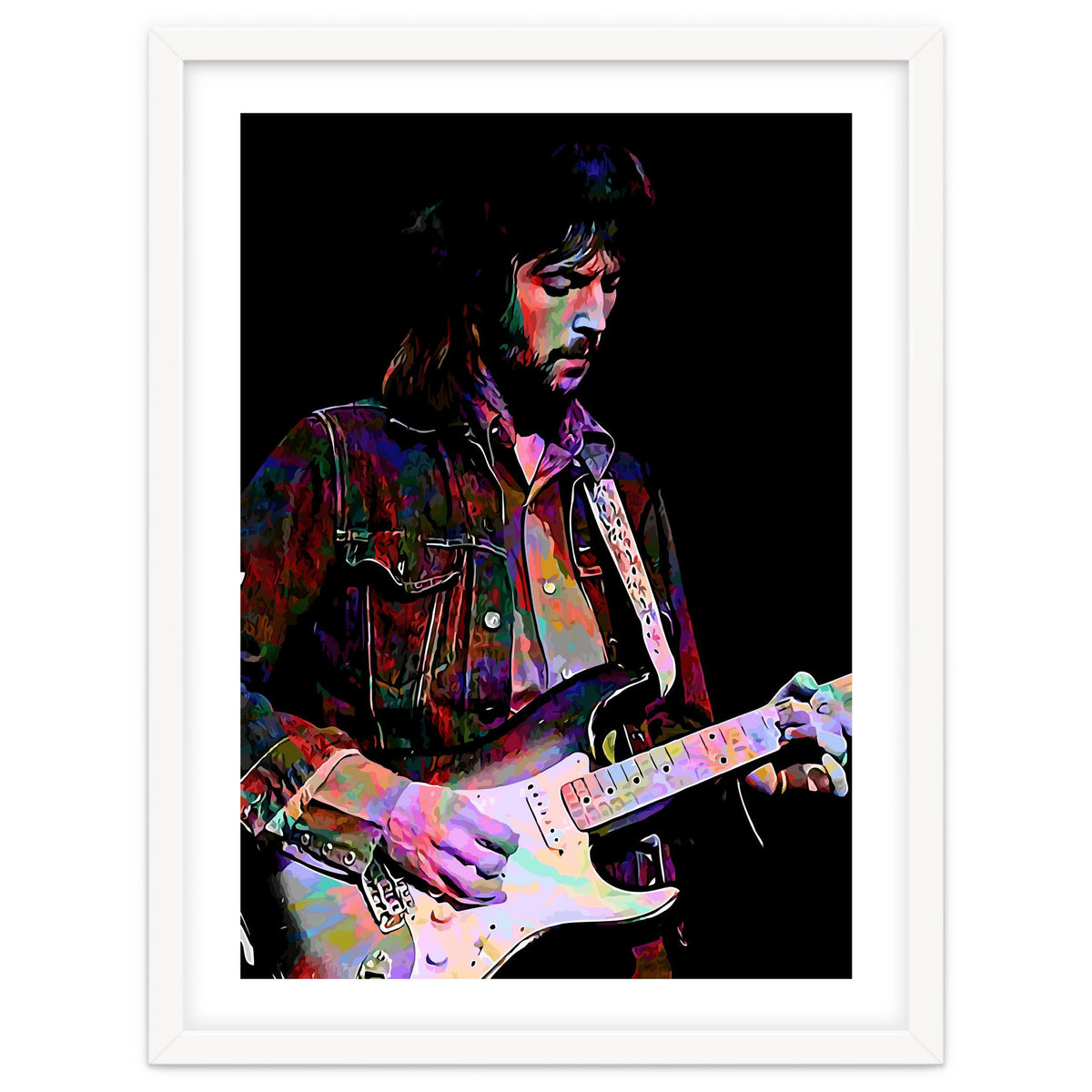 Eric Clapton Rock and Blues Guitarist Legend v2