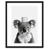 Koala, Toilet Paper Crown, Cute Animal Bathroom Art thumbnail