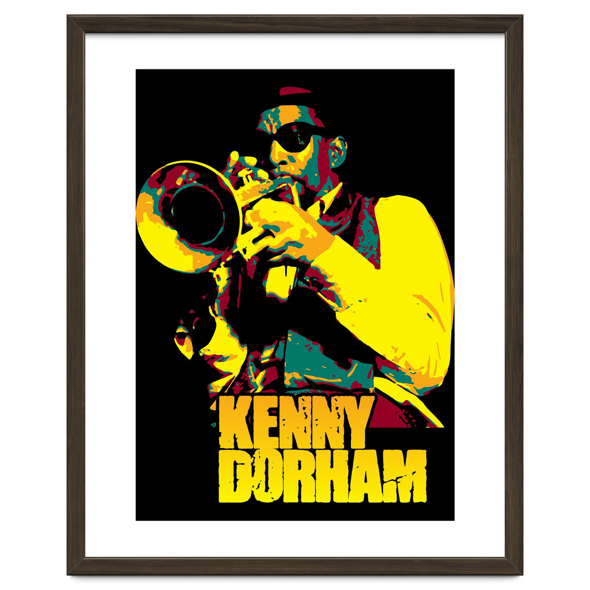 Kenny Dorham Jazz Trumpeter in Pop Art