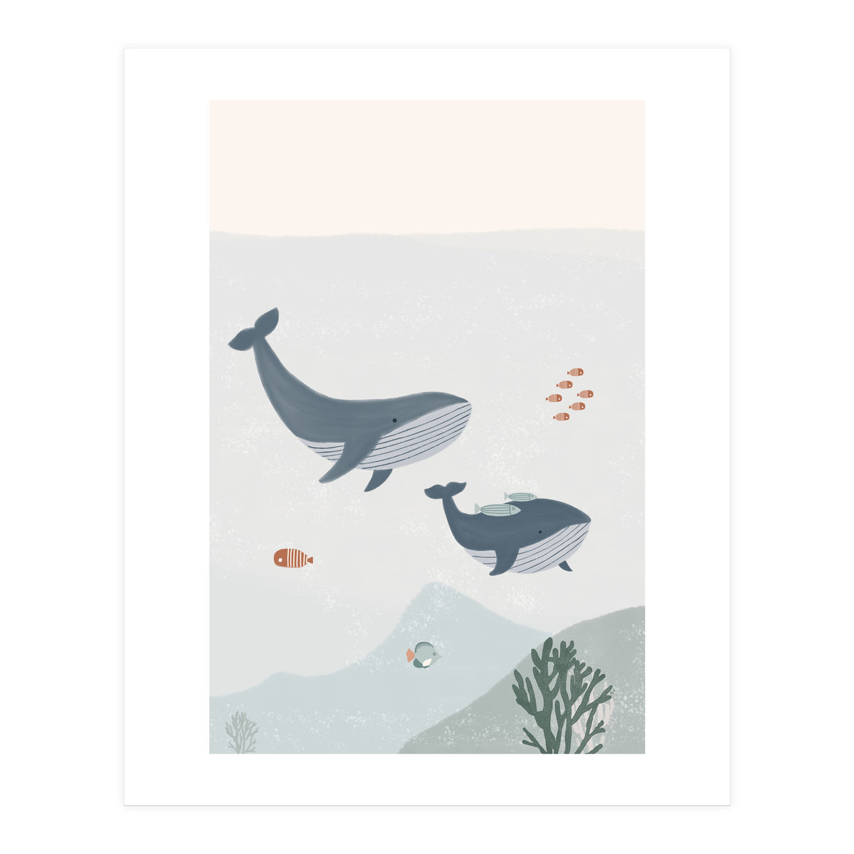 Two Whales (Print Only)
