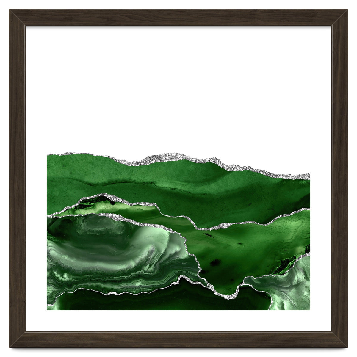 Green & Silver Agate Texture 07