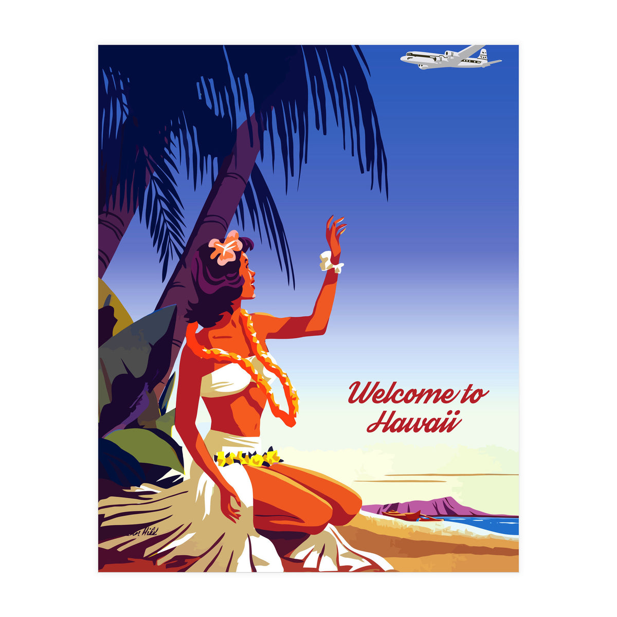 Hawaii Welcome (Print Only)