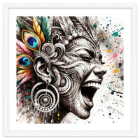 Carnival Scream Portrait