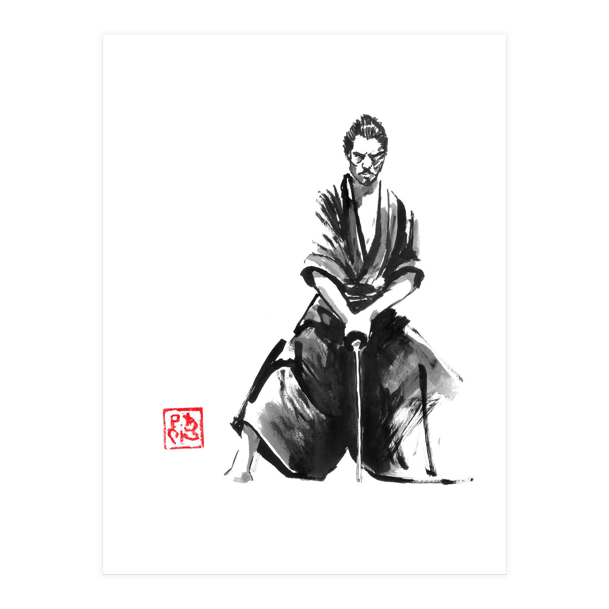 Samurai Back Yard (Print Only)