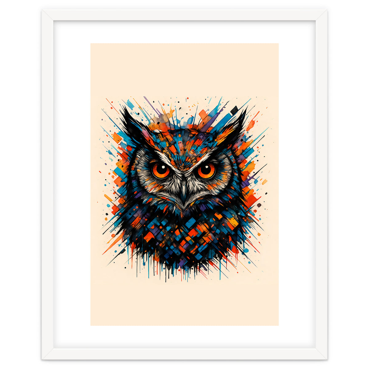 Owl Animal Watercolor