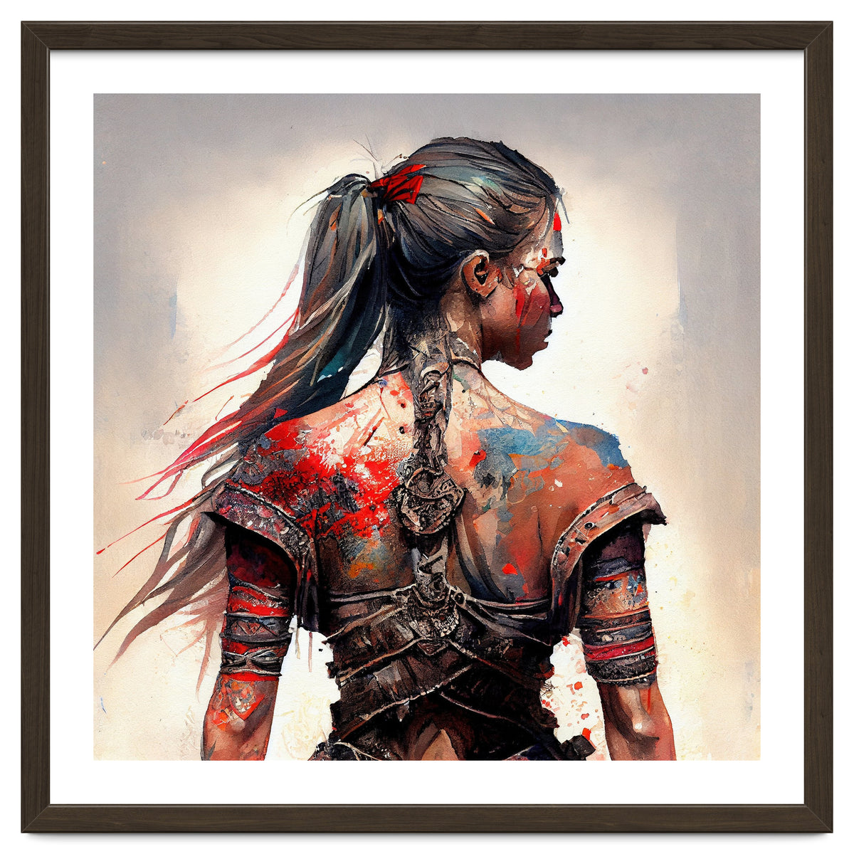 Powerful Warrior Back Woman #4