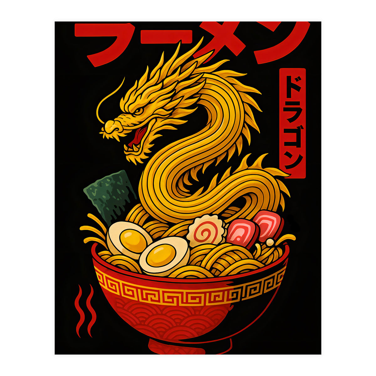 Ramen Dragon Japanese (Print Only)