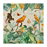 Vintage African Tropical Jungle Fun Animals (Print Only) thumbnail