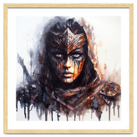 Armored Medieval Warrior Woman