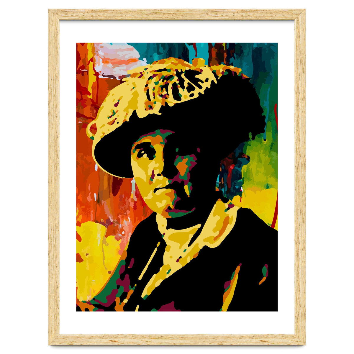 Jane Addams Colorful Abstract Art