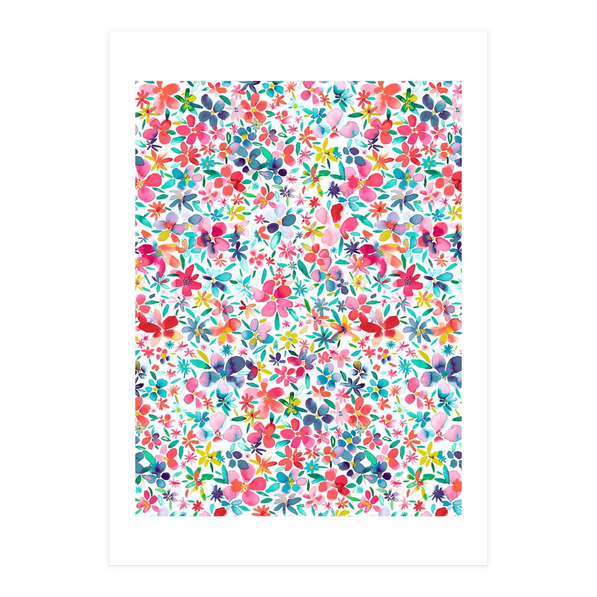 Colorful Flower Petals (Print Only)