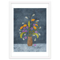 Moody Floral Vase