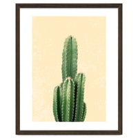 Tall Cactus, Minimal Desert Saguaro Art