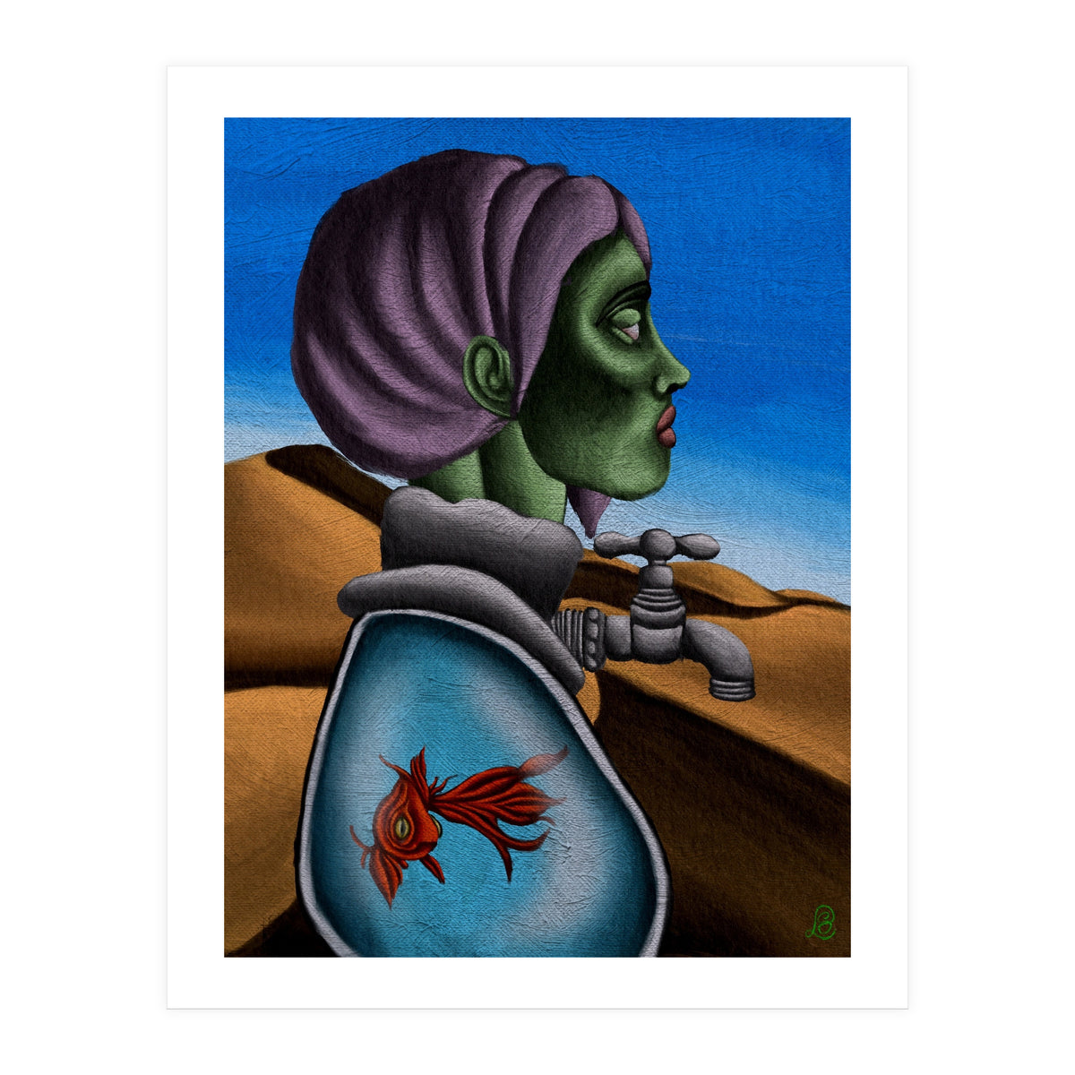 "There's No Such Thing As Thirst In This Desert"  (Print Only)