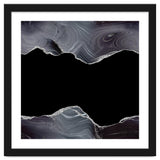 Black & Silver Glitter Agate Texture 04 thumbnail