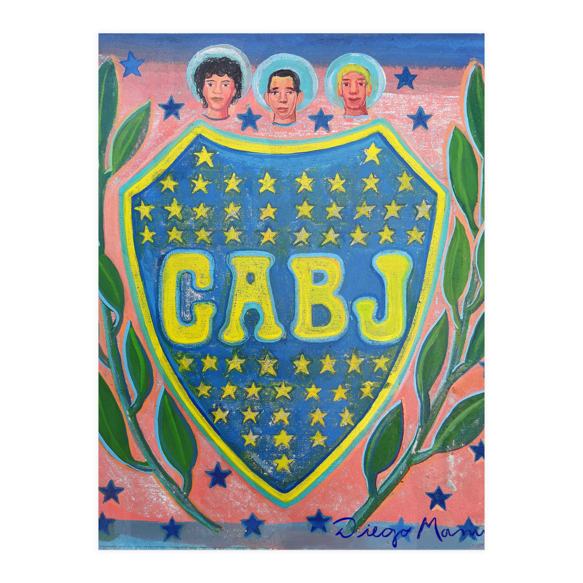 Escudo De Boca B (Print Only)