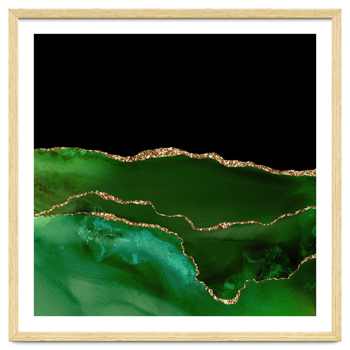 Green & Gold Agate Texture 07