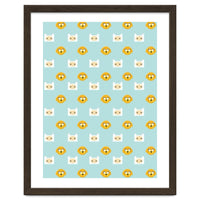 Minimalist Finn And Jake Seamless Cartoon Pattern
