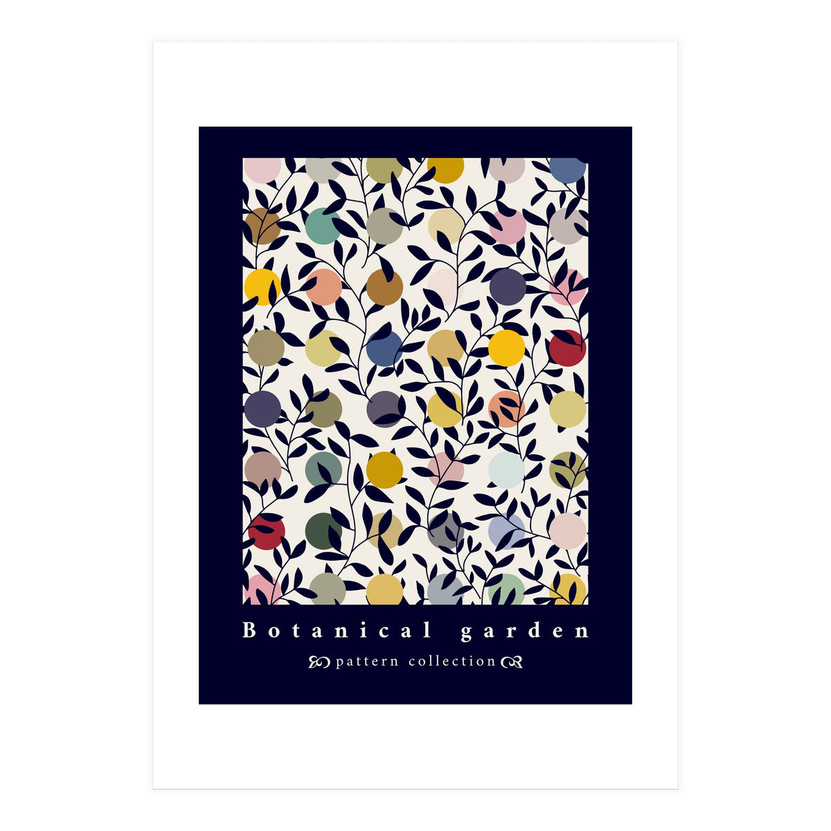 expectant iteration botanical garden pattern (Print Only)