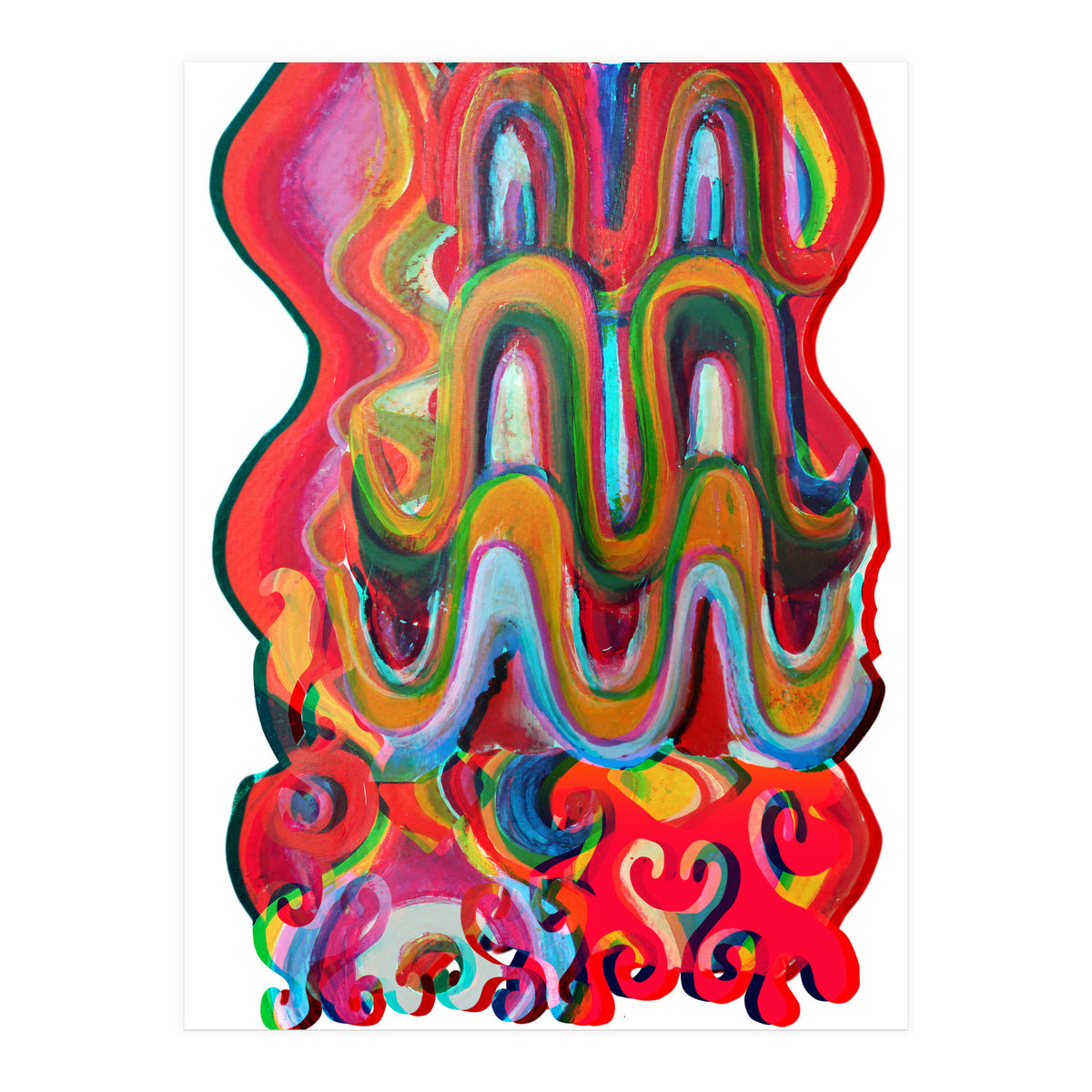 Pop Abstract Asimetrico 36 Copia (Print Only)