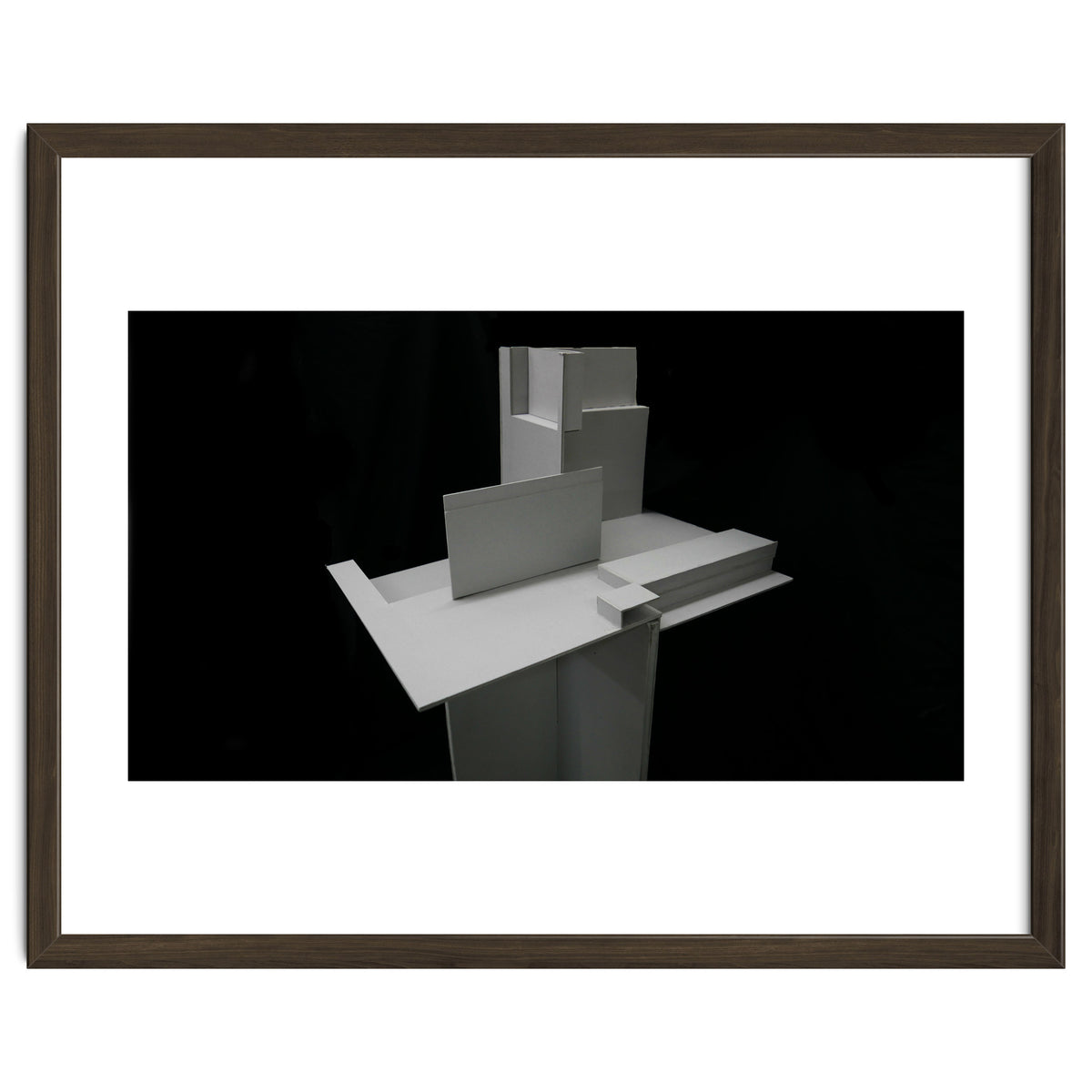 Architectural Model Grey Cardboard