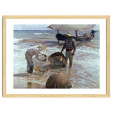 'Valencian Fishermen', 1895, Oil on canvas, 65 x 87 cm. thumbnail