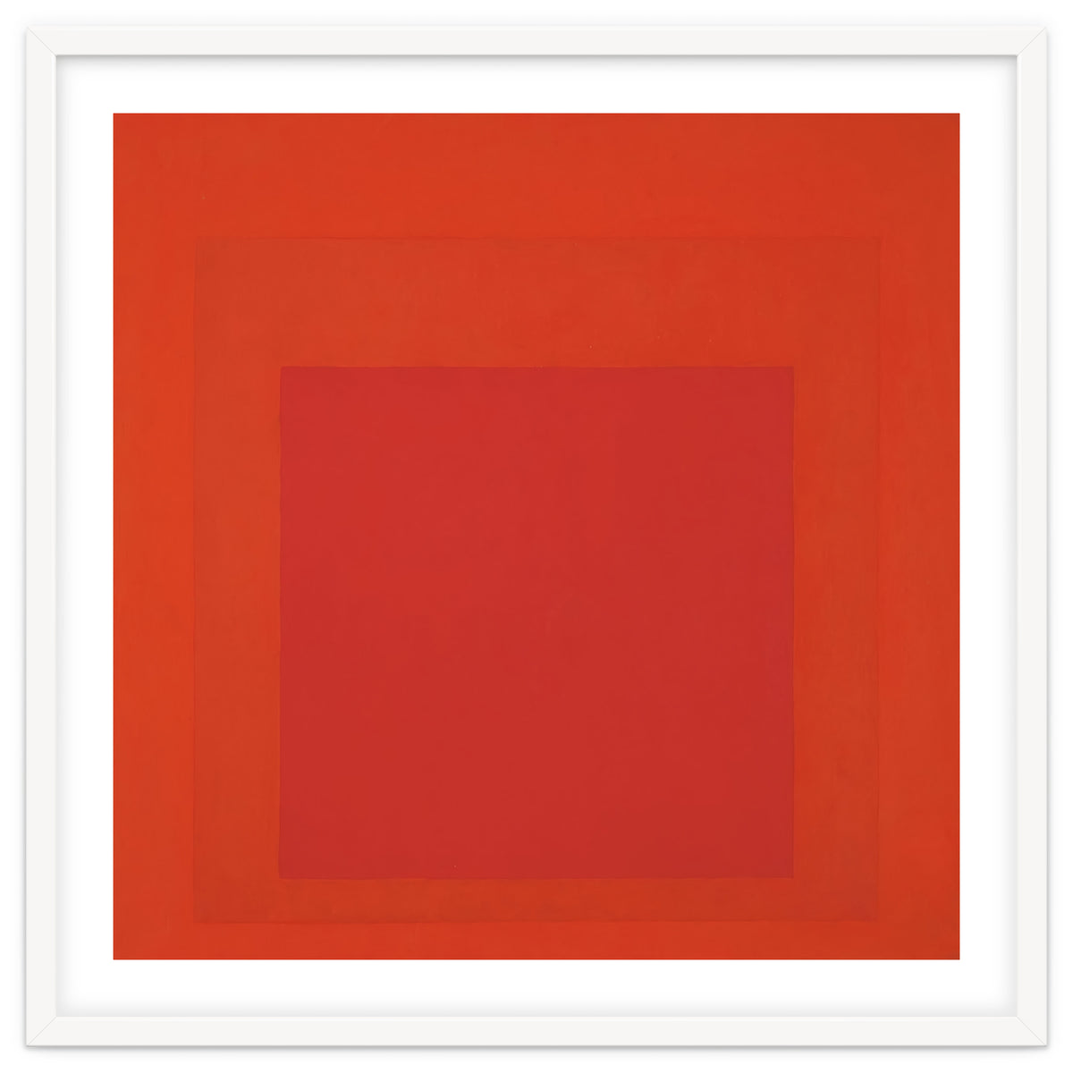 JOSEF ALBERS - HOMAGE TO THE SQUARE RED