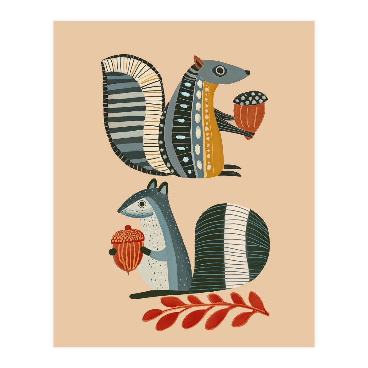 Acorn Friends (Print Only)