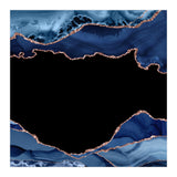 Navy & Rose Gold Agate Texture 18 (Print Only) thumbnail